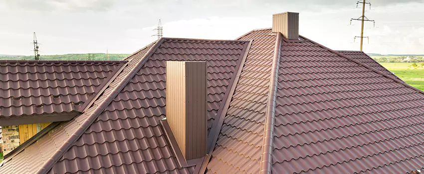 Residential Chimney Flashing Restoration in Morristown, NJ