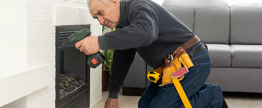New Indoor Fireplace Installation in Morristown, New Jersey