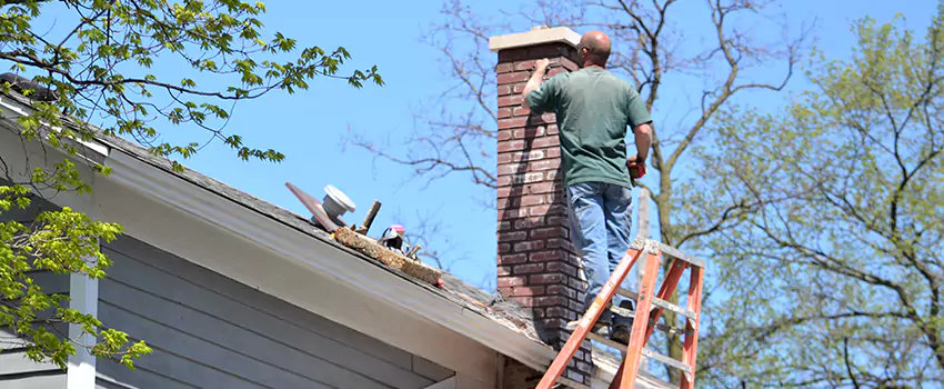 Vinyl and PVC Chimney Flashing Installation in Morristown, NJ
