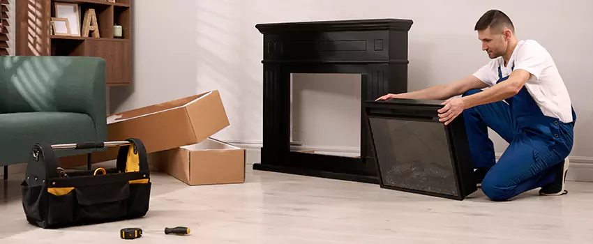 Old Rusted Metal Fireplace Repair And Replacement in Morristown, NJ